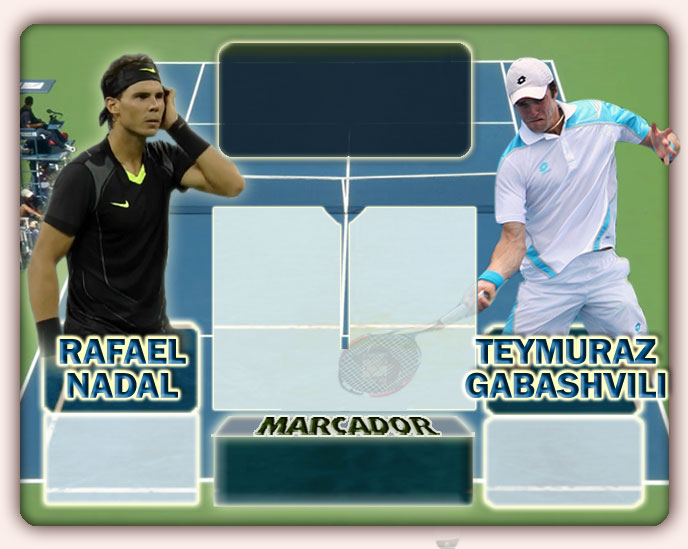 Nadal vs Gabashvili en US Open 2010